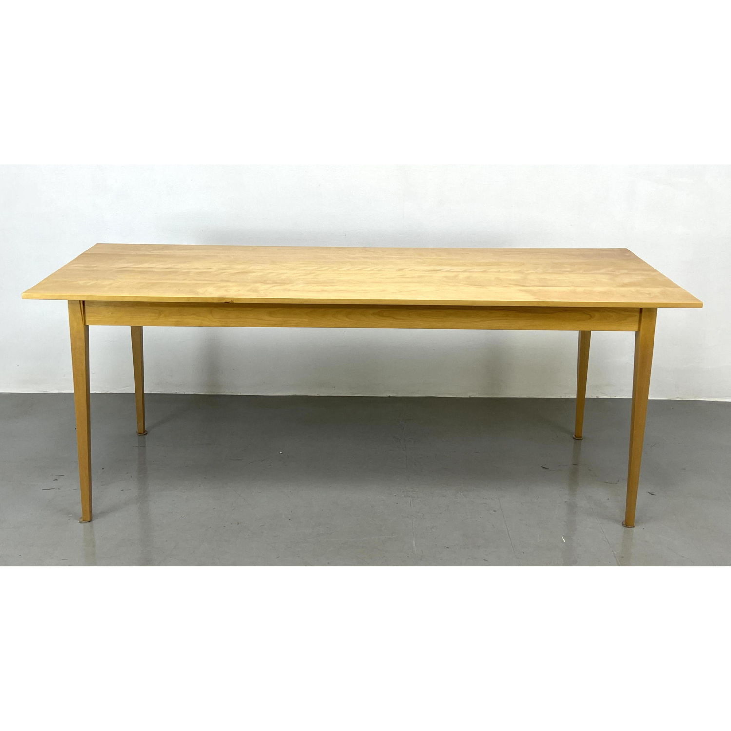 Appraisal: Birch Dining table Wilson woodworking Vermont USA Artisan Studio Made