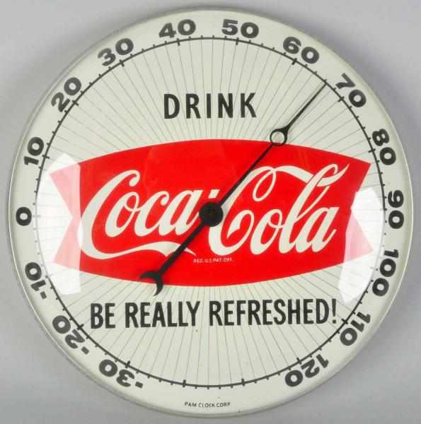 Appraisal: Coca-Cola Pam Thermometer s Bright new old stock Only miniscule