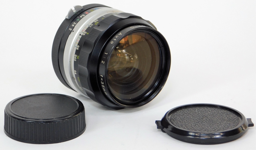 Appraisal: NIKON NIKKOR-O AUTO LENS MM F FOR NIKON F Nikon