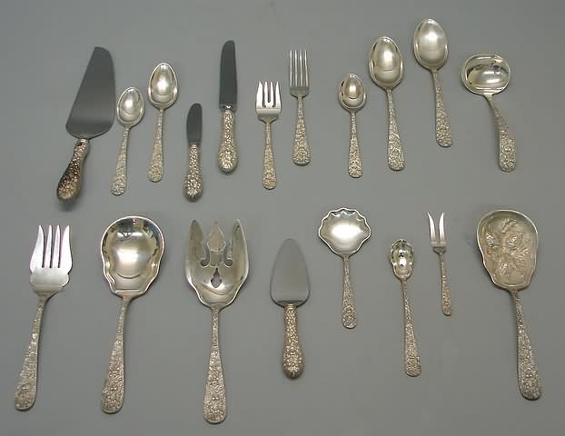 Appraisal: Princess pattern including hollow-handled knives hollow-handled knives salad forks teaspoons