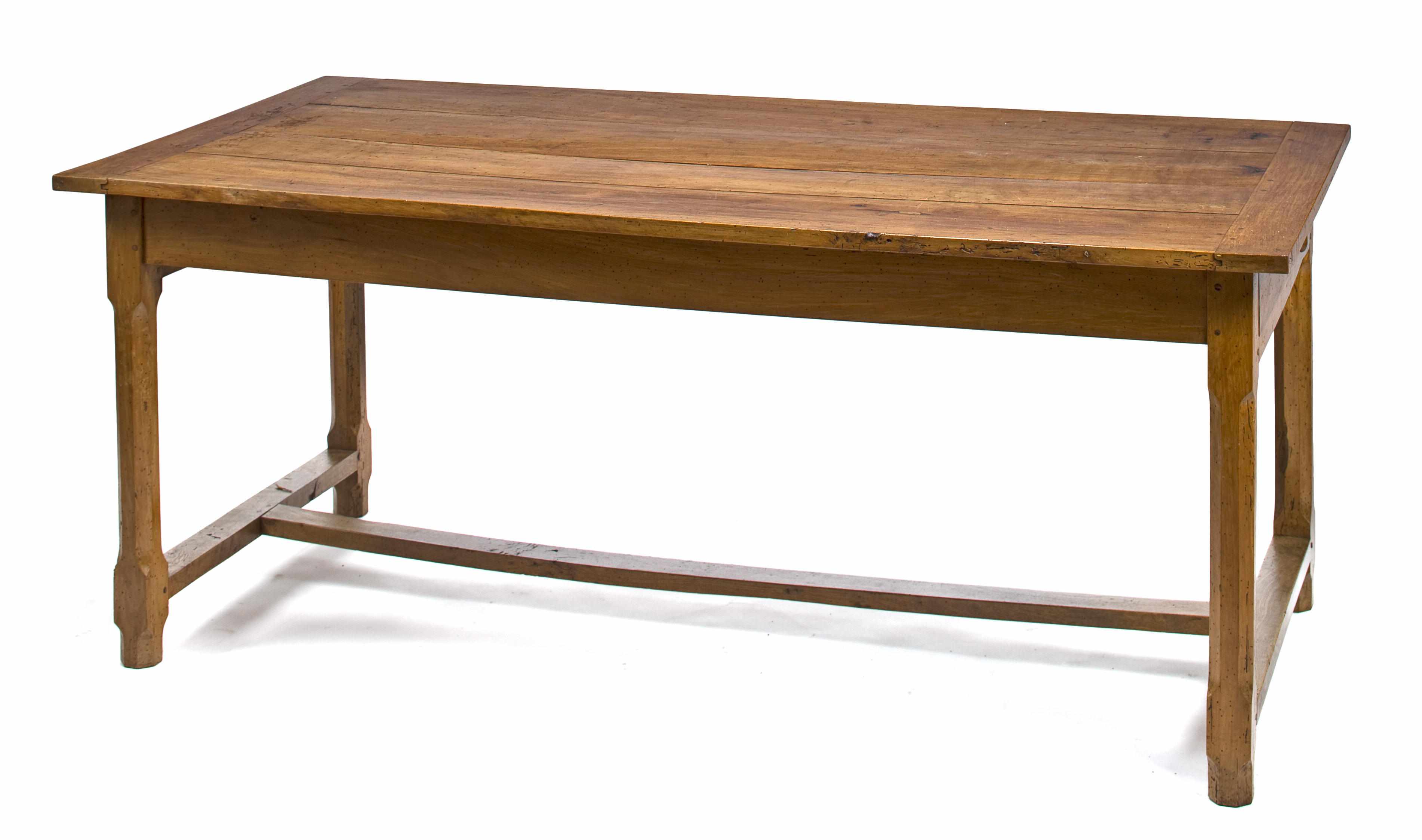 Appraisal: A Continental cherry refectory table incorporating antique and later elementsheight