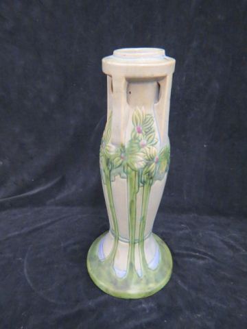 Appraisal: Roseville Pottery Vista Vase tall scarce early pattern base chip