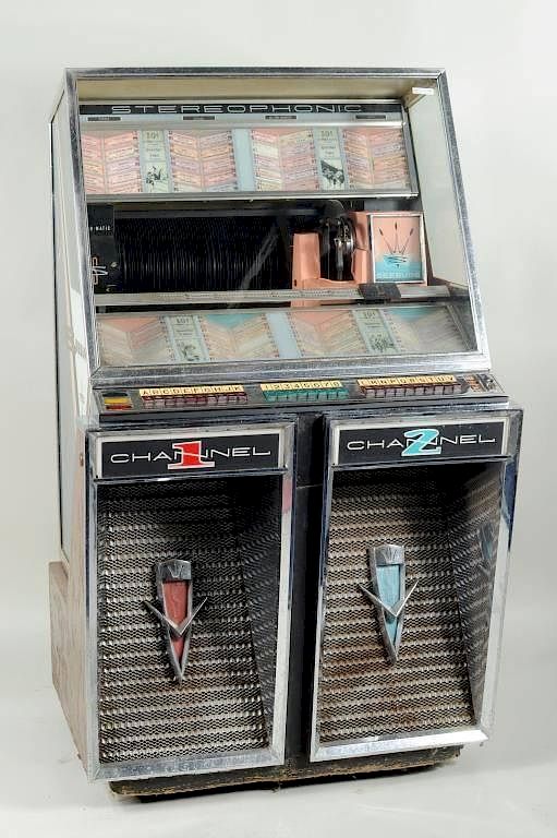 Appraisal: Seeburg Jukebox Model Seeburg jukebox Model 'Channel Channel Stereophonic Selectomatic'