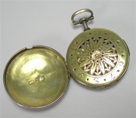 Appraisal: A George III watch case vinaigrette Samuel Pemberton Birmingham modelled