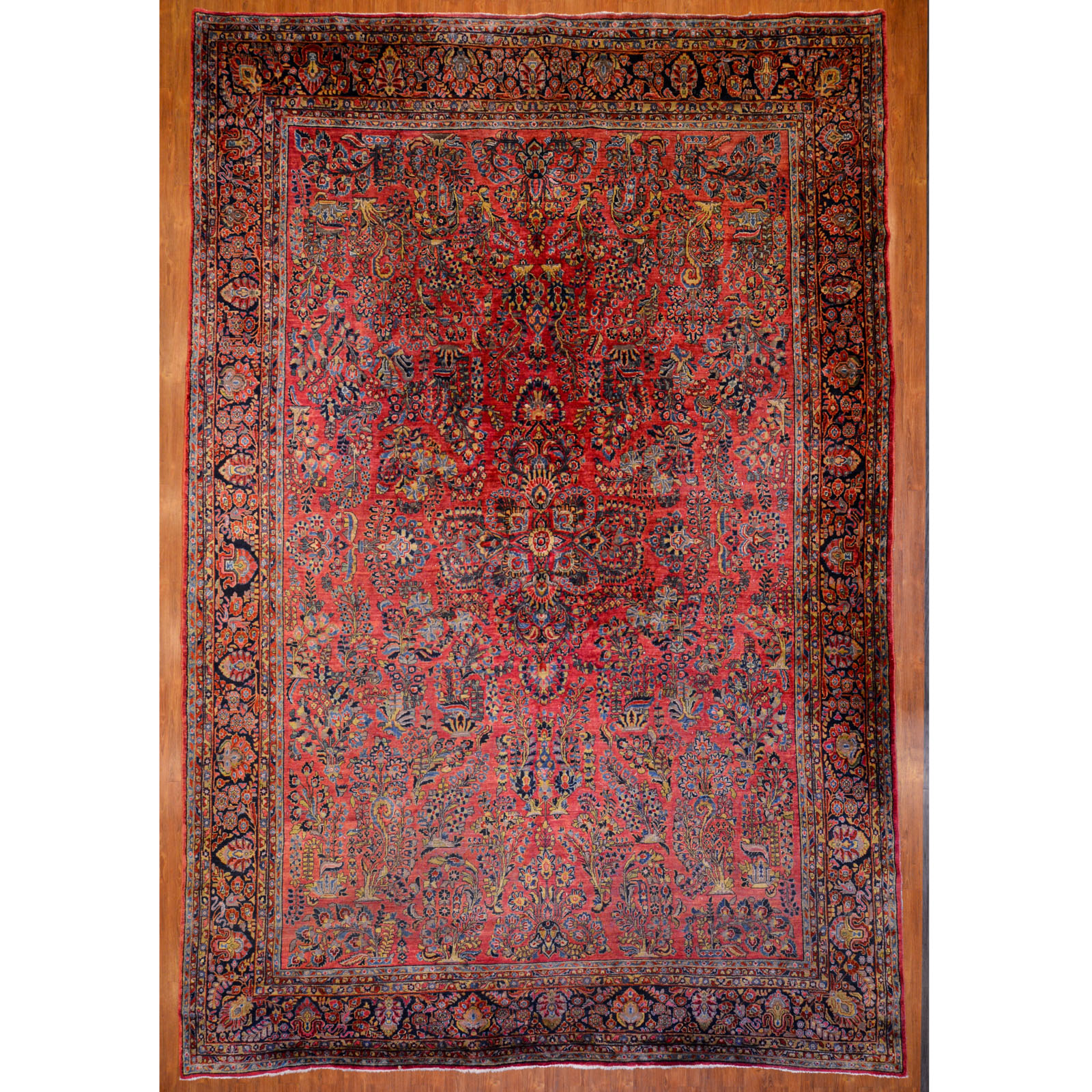 Appraisal: SEMI-ANTIQUE SAROUK CARPET PERSIA X Second quarter- th century hand-knotted