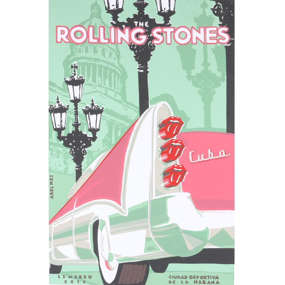 Appraisal: ROLLING STONES CONCERT POSTER FROM CUBA TOUR MARZO CIUDAD DEPORTIVA