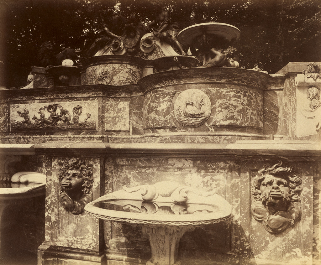 Appraisal: ATGET EUG NE - Grand Trianon-le Buffet Albumen print x