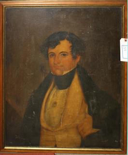 Appraisal: early th C New England School portrait of a gentleman