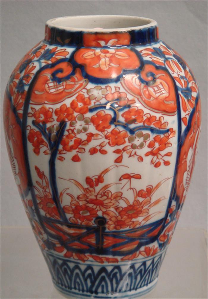 Appraisal: Imari porcelain vase h Estimate -