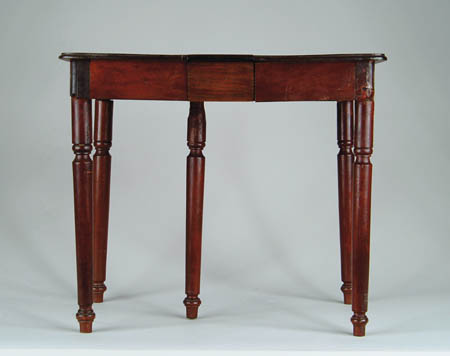 Appraisal: SHERATON STYLE DOLL OR SALESMAN SAMPLE DINING TABLE Five leg