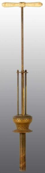 Appraisal: Brass Washing Plunger-Agitator Description Spring-operated plunger Condition Very Good Size