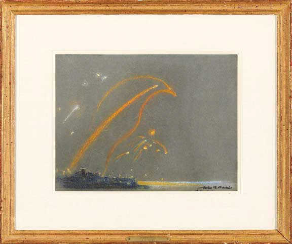 Appraisal: Arthur Bowen Davies American New York - Fireworks pastel on