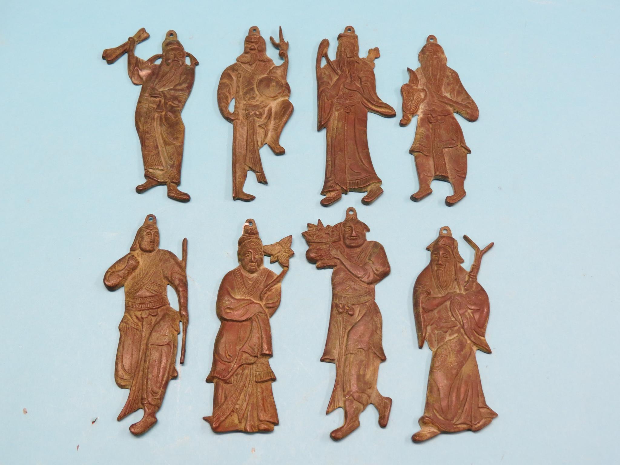 Appraisal: A set of The Eight Immortals Chinese patinated cast metal