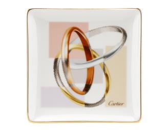 Appraisal: Trinity de Cartier Trinket Dish in Box Cartier French founded