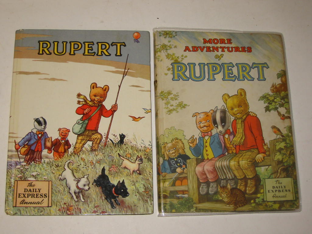 Appraisal: Thirty Two Rupert the Bear Annuals for - - -