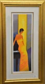 Appraisal: Emile Bellet lithograph Constellation signed lower right Bellet ss x