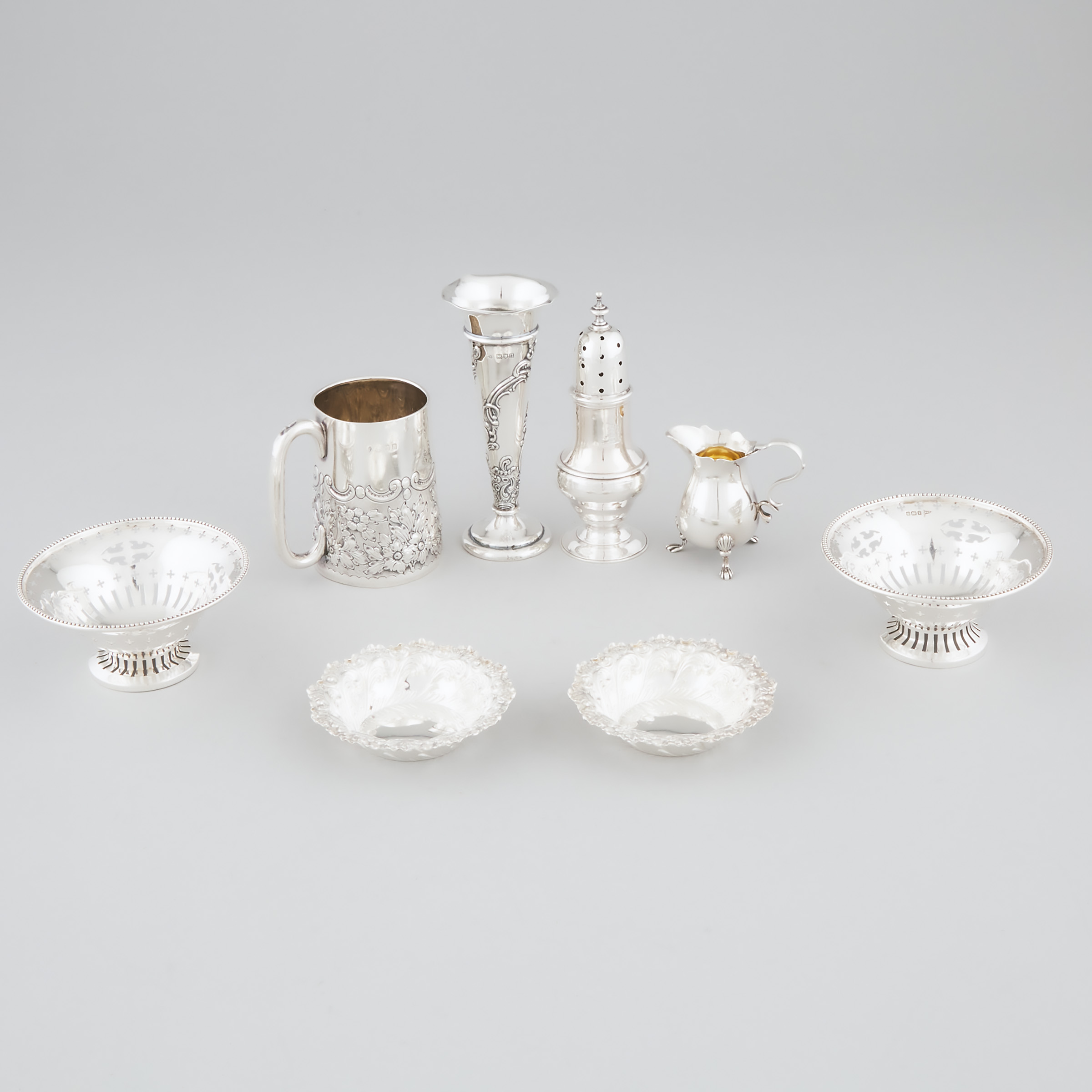 Appraisal: Group of Georgian and Later English Silver th- th century