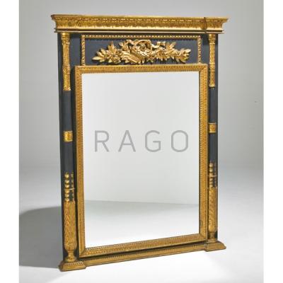 Appraisal: NEO CLASSICAL STYLE Wall mirror Italian th c Gessoed wood