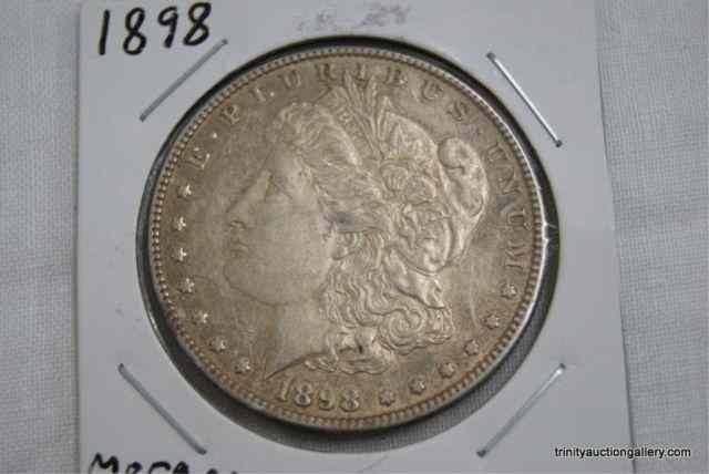 Appraisal: Silver Morgan Dollar CoinWith nice details and patina it is