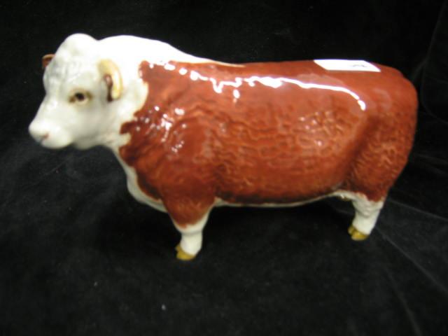 Appraisal: Bewick Figurine Hereford Bull a