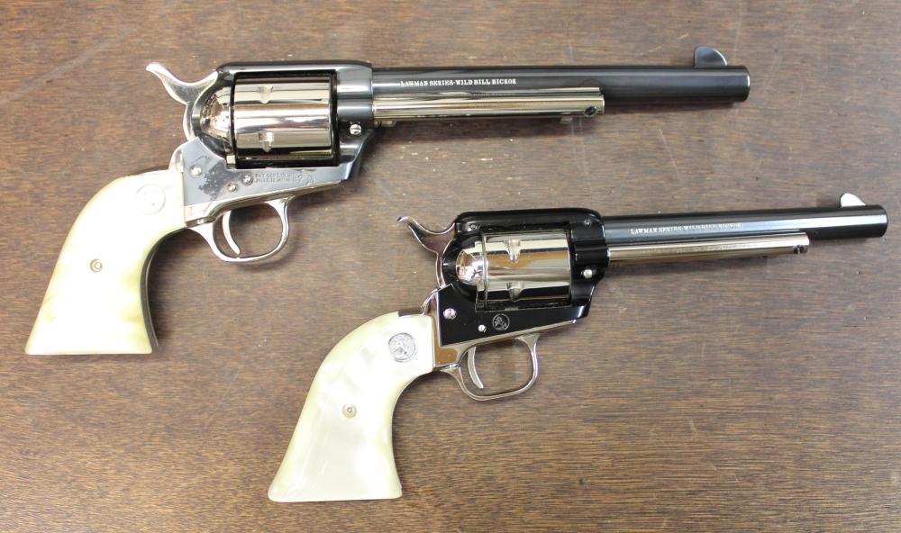 Appraisal: COLT LAWMAN SERIES WILD BILL HICKOK COMMEMORATIVE REVOLVERS including SAA