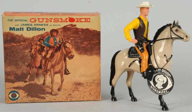 Appraisal: Hartland Matt Dillon Figure on Horse Matt Dillon was the