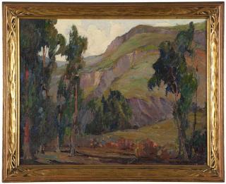 Appraisal: Nell Walker Warner Eucalyptus landscape signed lower right Nell Walker