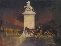 Appraisal: Alfredo Palmero de Georgio Spanish - Place de la Concorde