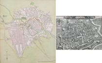 Appraisal: Pair of City Maps Ferrare Map of the Italian walled