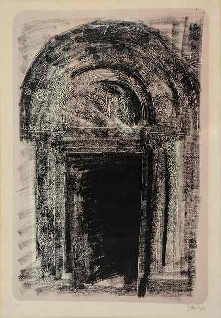 Appraisal: John Piper British - Kilpeck Herefordshire The Norman South Door