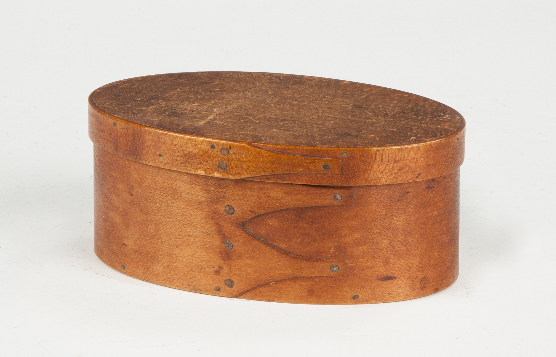 Appraisal: Shaker Oval Pantry Box th cent