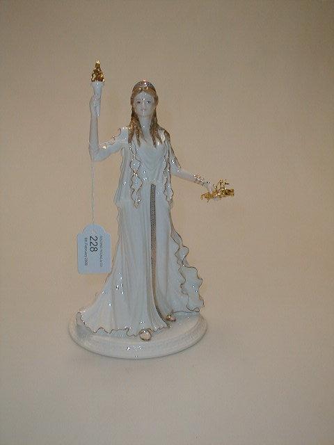 Appraisal: A Coalport bone china limited edition figure Athena by Jack