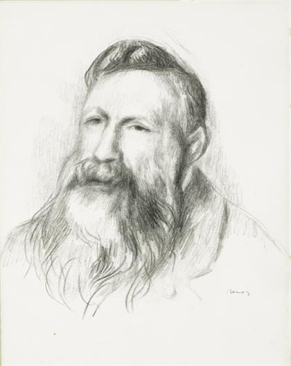 Appraisal: PIERRE-AUGUSTE RENOIR french - AUGUSTE RODIN edition of Lithograph x