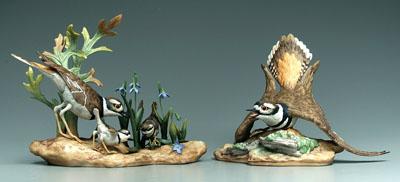 Appraisal: Two Boehm bird figurines killdeers male - in female -