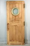 Appraisal: BOAT DOOR - Early th c solid mahogany boat door