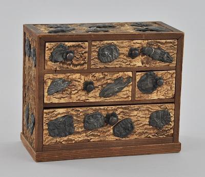 Appraisal: A Hand Made Oriental Style Box The framework of the