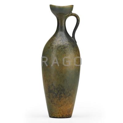 Appraisal: GUNNAR NYLUND RORSTRAND Stoneware ewer Condition Report