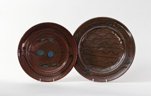 Appraisal: Ray Finch Winchcombe Pottery Two dishes cm and cm diameter