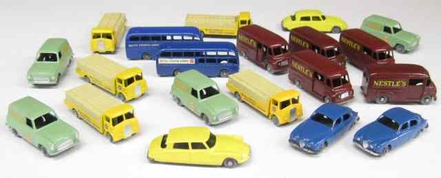 Appraisal: TWENTY MATCHBOX TOY VEHICLES including numbers Albion Chieftain's BEA Coach's