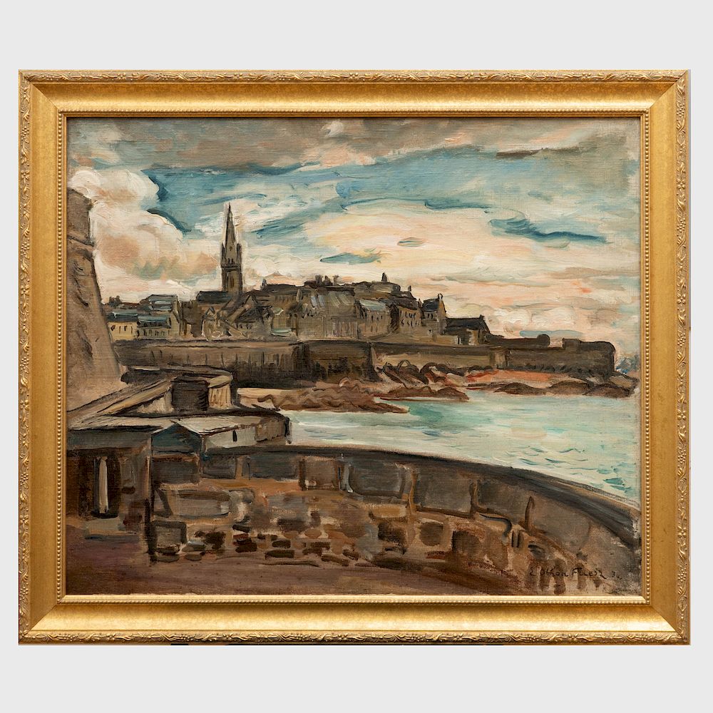 Appraisal: mil-Othon Friesz - Le Port Saint-Malo mil-Othon Friesz - Le