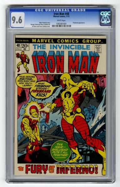 Appraisal: Iron Man CGC Marvel Comics Click for full description