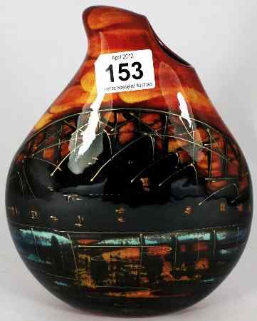 Appraisal: Anita Harris Studio Pottery Vase Sydney Opera House Design and