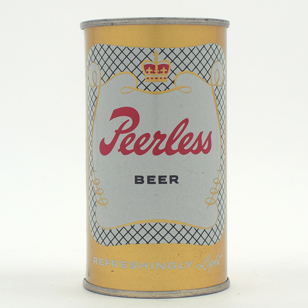 Appraisal: Peerless Beer Flat Top ENAMEL GOLD UNLISTEDReference USBC UnlistedBrewery Potosi