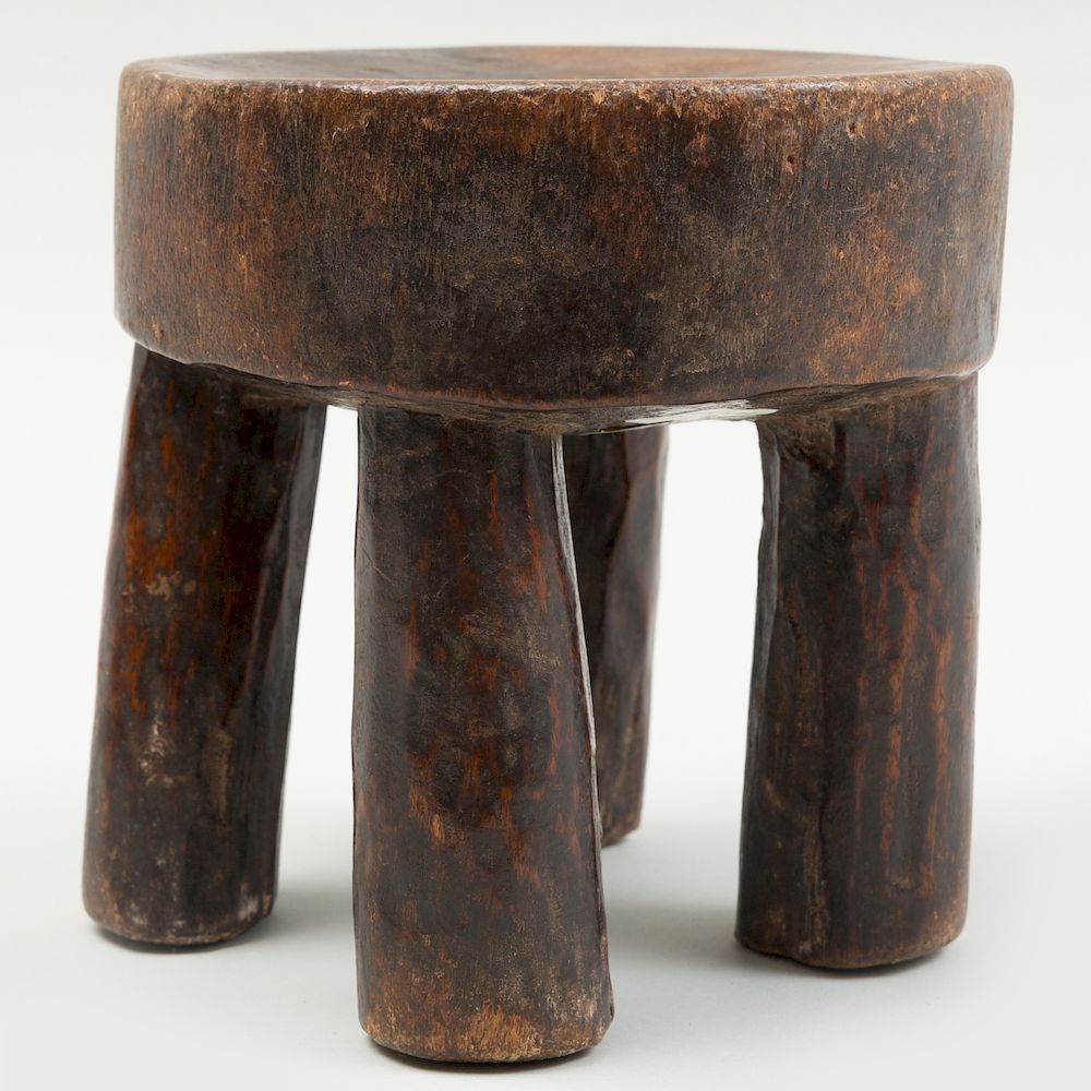 Appraisal: Senufo Wood Small Stool Ivory Coast x x in Condition