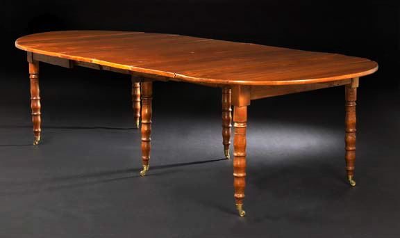 Appraisal: Provincial Louis Philippe Fruitwood Dining Table mid- th century the