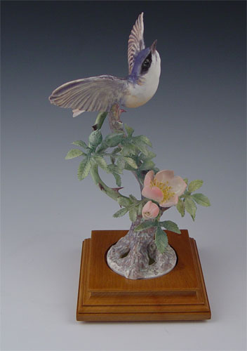 Appraisal: DOROTHY DOUGHTY FOR ROYAL WORCESTER LESSER WHITETHROAT Model titled ''Lesser