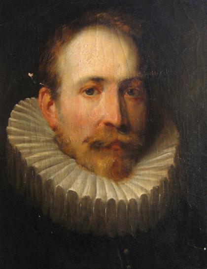 Appraisal: ITALIAN SCHOOL th century PORTRAIT OF A GENTLEMAN IN RUFF