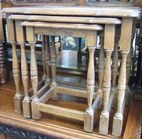 Appraisal: A th century small oak chest of two drawers raised