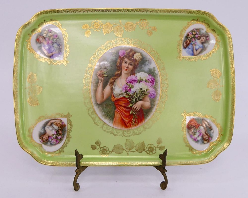 Appraisal: MITTERTEICH BAVARIA PORCELAIN PLATTER MITTERTEICH BAVARIA PORCELAIN PLATTER measures length