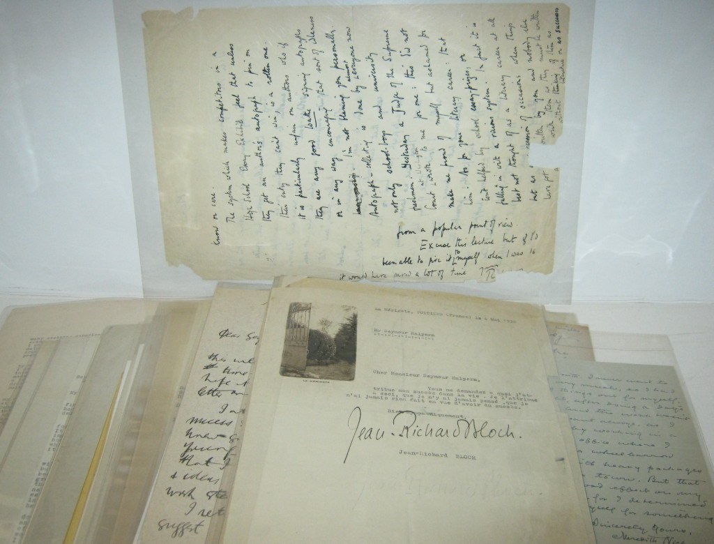 Appraisal: WRITERS Group of over Letters Signed to later Congressman Seymour